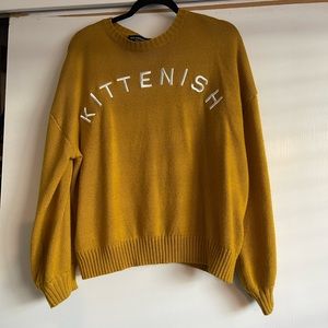 Kittenish sweater